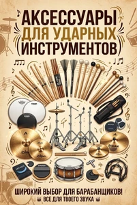 АКСЕССУАРЫ ДЛЯ УДАРНЫХ ИНСТРУМЕНТОВ