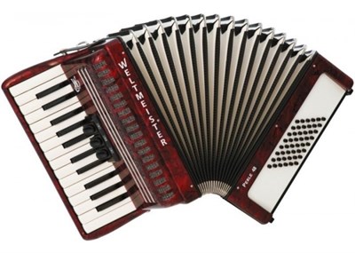 Аккордеон  Weltmeister  Perle 1/2 26/48/II/3 КРАСН 26/48/II/3