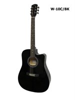 Гитара акустическая WOODCRAFT W-10C/BK  W-10C/BK