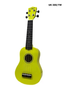 Укулеле сопрано Woodcraft UK-100/YW цвет- ЖЁЛТЫЙ TON10054